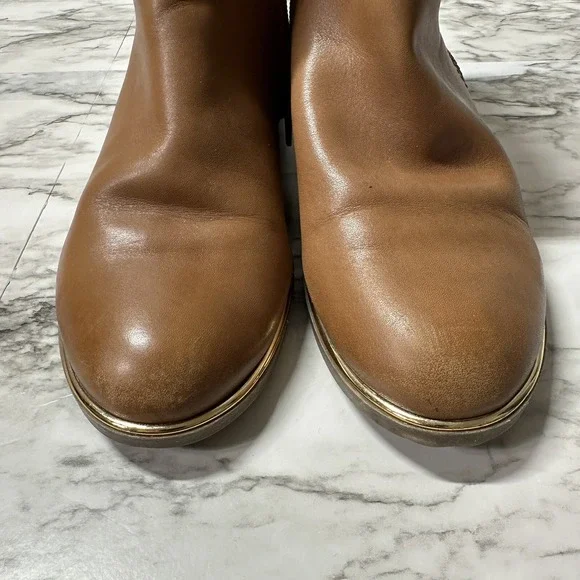 ALDO Brown Round Toe Side Zip Ankle Boots Women's Size 10 - Picture 10 of 15